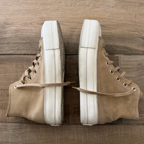 Custom Suede Platform High-Top Converse - Picture 4 of 6